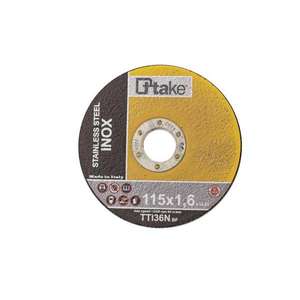 Disque abrasif en oxyde d'aluminium de 4 pouces pour couper l'acier inoxydable Résine collée haute moyenne fibre de verre personnalisable OEM - Product Image 1