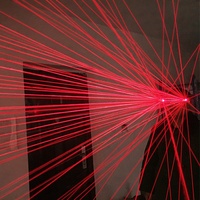 Lunettes LED Laser Rave, Lunettes Laser Clignotantes pour Bar, Spectacle Scénique, Hommes, Femmes, Fête de Carnaval, Soirée, Accessoires d'Ambiance