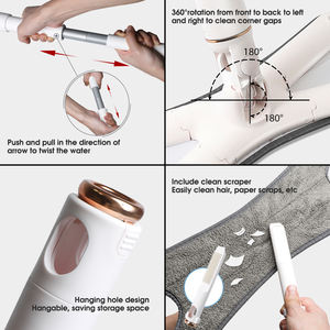 Prodotti per la pulizia della casa a mano libera 360 rotante tipo <span class=keywords><strong>X</strong></span> mocio per la pulizia del pavimento in microfibra - Product Image 3