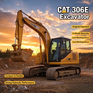 Excavatrice CAT 306E d'occasion de 6 tonnes, importée d'origine, en excellent état, à Shanghai - Product Image 1