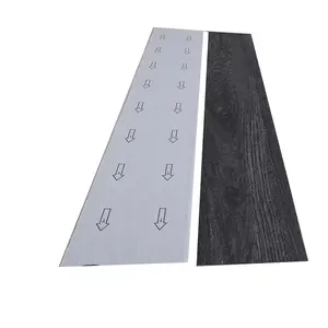 Painéis de piso de PVC adesivos de estilo moderno para piso de prancha de vinil com cola de baixo preço de fábrica 1mm 3mm 5mm