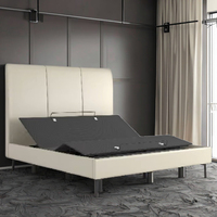 ENKE NK-DA10 Modernes Viermotoriges Verstellbares Bett mit Stauraum Faltbares Design Metallrahmen für Schlafzimmer Hochwertige Möbel