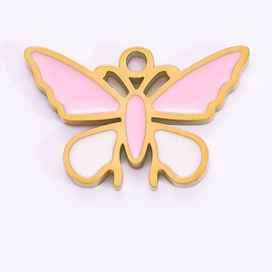 Accesorios Femeninos Hechos a Mano, Colgantes de Moda de Acero Inoxidable Chapados en Oro de 18K, Dijes Pequeños para Joyería, Pulseras y Collares - Product Image 5