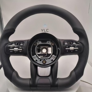 Volante YLA de Fibra de Carbono Real para W221 S65 <span class=keywords><strong>AMG</strong></span> CL550 CL63 S63 para Mercedes Benz G <span class=keywords><strong>63</strong></span> <span class=keywords><strong>AMG</strong></span> - Product Image 4
