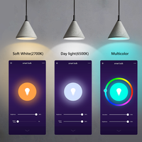 Ampoule LED Intelligente RVB Tuya WiFi avec Fonction Musicale, Compatible Alexa et Google Assistant pour DIY Pièce