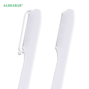 <span class=keywords><strong>Rasoir</strong></span> de sécurité jetable en plastique pliable ALSHABAB <span class=keywords><strong>pour</strong></span> la coupe de la <span class=keywords><strong>barbe</strong></span> et des cheveux des hommes, <span class=keywords><strong>lame</strong></span> en acier inoxydable, rasage droit - Product Image 6