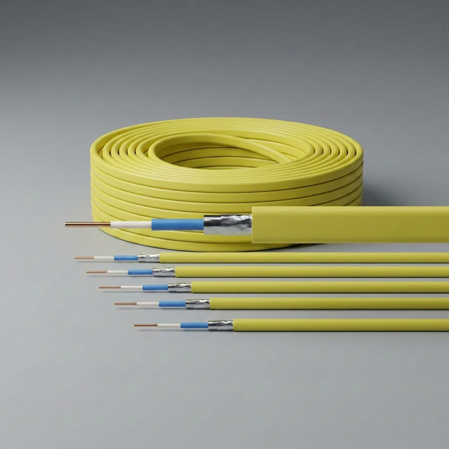 Flame-retardant Industrial Copper FEP Insulation 2 Cores Stainless Steel Encapsulated Conduit Cable Waterproof Snow Melting