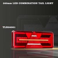 Grande taille 36cm avec la combinaison triangulaire de réflecteur LED allume l'éclairage de camion de remorque de LED