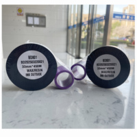 Pita TTO kualitas Premium 30*600M lilin/Resin dekat tepi kompatibel pita Transfer tanggal untuk pengodean Printer