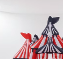 Arche de cirque gonflable colorée, arche gonflable géante pour la décoration de fête, arche gonflable pour le plaisir des enfants au carnaval