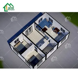 Prefabricated Luxury Flat Pack Knock Down Container House Made In China