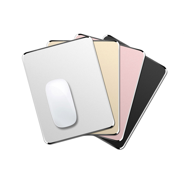 Custom Logo Aluminium Metal Office Mouse Pad