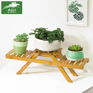 Simple <b>desktop</b> <b>shelf</b>, balcony succulent plant stand, living room flower pot stand, indoor floor-standing plant stand, tabletop - Product Image 3