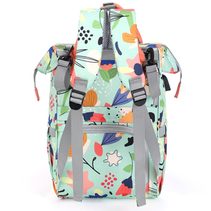 Venta directa de fábrica al aire libre hombros biberón carga USB bolsas de pañales mochila mamá bolsa de viaje - Product Image 6