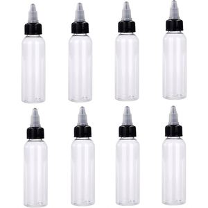 PET Custom Color Screen Printed Hair Oil Dye <b>Paint</b> Nozzle Sauce Squeeze Applicator Beauty Packaging Bottles Twist Dispensing Cap - Product Image 3