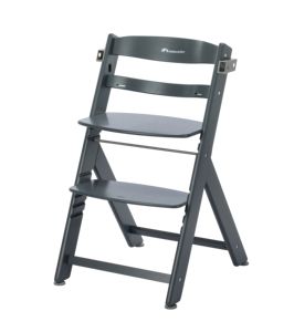Chaise haute bébé en bois Bebeconfort Timba 2 gris chaud, multifonctionnelle et réglable, pour bébé de 6 mois à 9 ans - Product Image 6