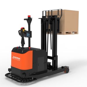 1200kg無人パレットスタッカーリフト高さカスタマイズ可能な自律型屋内のみ自律型新世代自律型フォークリフト - Product Image 1
