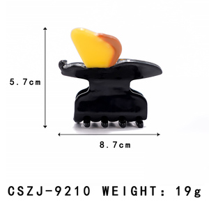 تصميم مبتكر على طراز yiyins نحلة صفراء صغيرة ظريفة فتاة زهرة مقاطع مخصصة بالجملة - Product Image 2