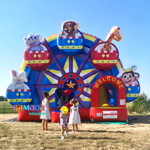 Ruota panoramica montagne russe carnevale che rimbalza scivolo Combo su misura per bambini <span class=keywords><strong>parco</strong></span> <span class=keywords><strong>giochi</strong></span> gonfiabile circo gonfiabile - Product Image 3