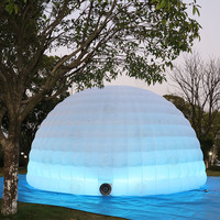 Dôme gonflable LED portable directement de l'usine, tente pour exposition, camping, fête, événements