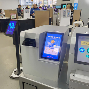 Kiosque de paiement en espèces multifonctionnel de 10,1 pouces avec lecteur de <span class=keywords><strong>code</strong></span> QR, accepteur de pièces, caisse enregistreuse - Product Image 6