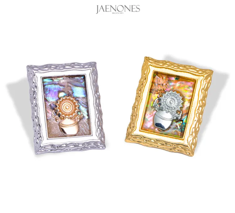 Jaenones модного бренда на заказ эмалью в виде ракушки сплав роскошная винтажная брошь подсолнечные Броши для женщин