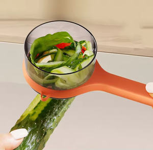 Nhà bếp Trái cây Peeler xách tay vỏ trái cây và rau với lưu trữ xô công cụ dễ dàng để làm sạch peelers - Product Image 2