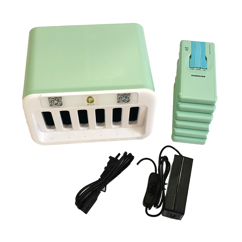 4G Shared portable 5000mAh 6slots power bank station rental