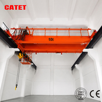 Grue à double poutre EOT 1-35 tonnes à faibles vibrations pour l'atelier métallurgique, grue de manutention de billettes et de bobines d'acier