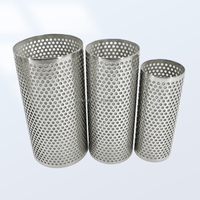 Cylindre de support perforé en acier inoxydable 304316, filtration de gaz, cartouche filtrante perforée