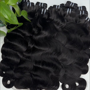 Vietnamese Raw Virgin <b>Body</b> <b>Wave</b> Human Hair Bundles Double Weft Natural Black Weave Extensions Wholesale Hair Vendor - Product Image 2