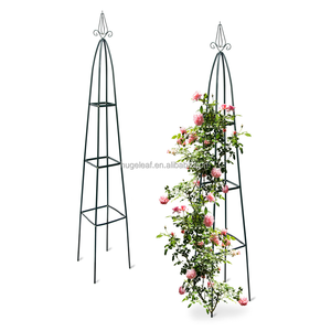 Enrejado de Jardín de Rosas, Soporte de Crecimiento Independiente para Exteriores, Obelisco de Metal para Plantas Trepadoras - Product Image 1