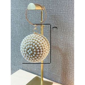 ハート型クラッチラインストーンイブニングバッグ レディース プロム ゴールドクリスタルハンドバッグ - Product Image 2