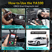 Escáner OBD2 KINGBOLEN YA100 2026, Herramienta de Diagnóstico Automotriz, Lector de Códigos OBD, Comprobador de Motor, Ruso, Actualizaciones Gratuitas de por Vida