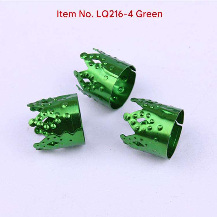 Lq216-4 green    [50 pcs+Hair Wearer1 pcs ]