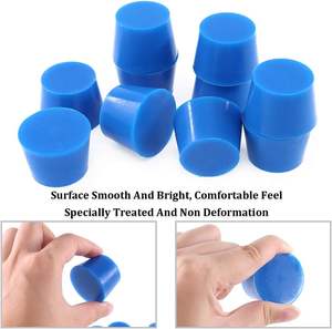 Kit de bouchons en caoutchouc de <span class=keywords><strong>silicone</strong></span> bouchon conique avec revêtement en poudre peinture anodisation placage pour le bouchage de test sous vide - Product Image 3