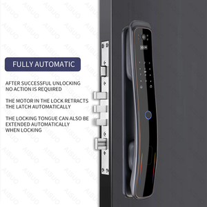 Serrure de porte numérique de clavier d'écran tactile d'APPLI de WIFI de prix usine avec la serrure futée d'appareil-photo - Product Image 4