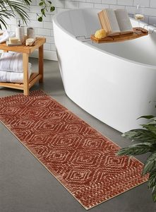 2x6 <span class=keywords><strong>tapis</strong></span> de cuisine marocain noir antidérapant bohème doux <span class=keywords><strong>tapis</strong></span> de salle de bain lavable <span class=keywords><strong>tapis</strong></span> géométrique pour entrée - Product Image 6