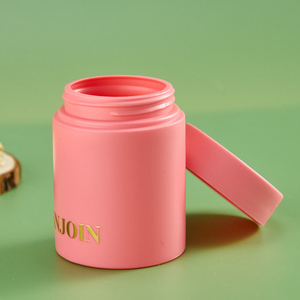 Pot en plastique de qualité supérieure avec finition mate et couvercle de sécurité pour enfants, pour gélules de collagène, compléments beauté, impression de logo personnalisée en HDPE - Product Image 6