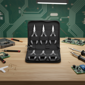 Electronic Pliers Set 6 Piece <b>Tools</b> For Electronic Components - Product Image 2