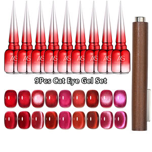 ชุดน้ำยาทาเล็บเจลมูนไลท์แม่เหล็กตามสั่งโลโก้แมวอาย์ไลท์แม่เหล็กสีน้ำสีขาวแวววาวขนาด15มล. สำหรับทำเล็บ - Product Image 3