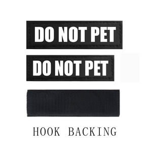 Puレザーパッチ取り外し可能フックループサービス犬用ベスト & ハーネス用カスタム - Product Image 5