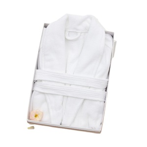 Accappatoi di Lusso per Hotel 5 Stelle, 100% Cotone, con Logo <span class=keywords><strong>Ricamato</strong></span> Personalizzato, <span class=keywords><strong>Accappatoio</strong></span> in Spugna di Cotone di Alta Qualità - Product Image 6