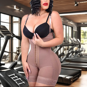 Faja Moldeadora de Cintura y <span class=keywords><strong>Abdomen</strong></span> de 2 Piezas con Bordado, Sin Costuras, Levanta Glúteos, Control Firme, Transpirable - Product Image 2