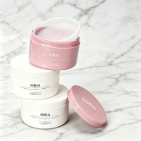 Luxuriöse Maßgefertigte Bernsteinfarbene 200ml 250ml Mattierte Kunststoff-PET-Leerverpackungen für Körperbutter Kosmetik-Creme-Verpackungsdose mit Deckeln