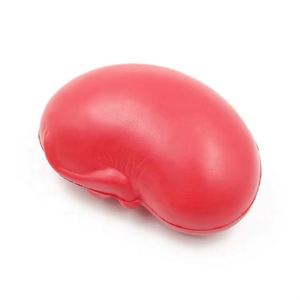 Balle anti-stress médicale en forme de rein avec logo personnalisé imprimé - Product Image 1