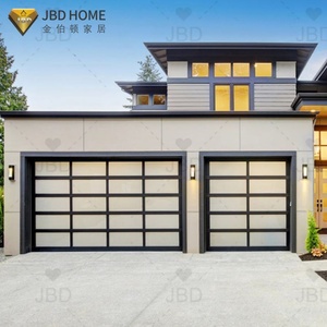 <span class=keywords><strong>Porte</strong></span> <span class=keywords><strong>de</strong></span> <span class=keywords><strong>garage</strong></span> électrique intelligente <span class=keywords><strong>sectionnelle</strong></span> automatique à vue complète en verre trempé noir pour villa <span class=keywords><strong>de</strong></span> luxe et maison moderne - Product Image 3