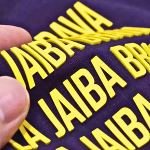 3D Puff Silicone truyền nhiệt sắt trên chuyển mềm cao su Silicone chuyển nhãn không phai Silicone các bản vá lỗi - Product Image 3