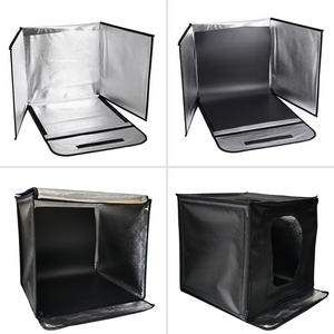 Kit de photographie portable Softbox 60 cm, tente pliable pour la photographie, studio photo, éclairage LED, boîte à lumière douce, cube d'éclairage photographique - Product Image 3