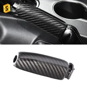 ES N-YM-094ขายส่งโรงงานราคาคาร์บอนไ<span class=keywords><strong>ฟ</strong></span>เบ<span class=keywords><strong>อร</strong></span>์ Handbrake <span class=keywords><strong>ส</strong></span>ำหรับ Ford Mustang คาร์บอนไ<span class=keywords><strong>ฟ</strong></span>เบ<span class=keywords><strong>อร</strong></span>์รถอุปกรณ์เสริม - Product Image 1